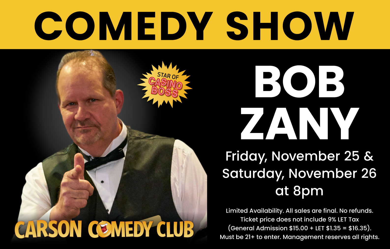Bob Zany - Comedy