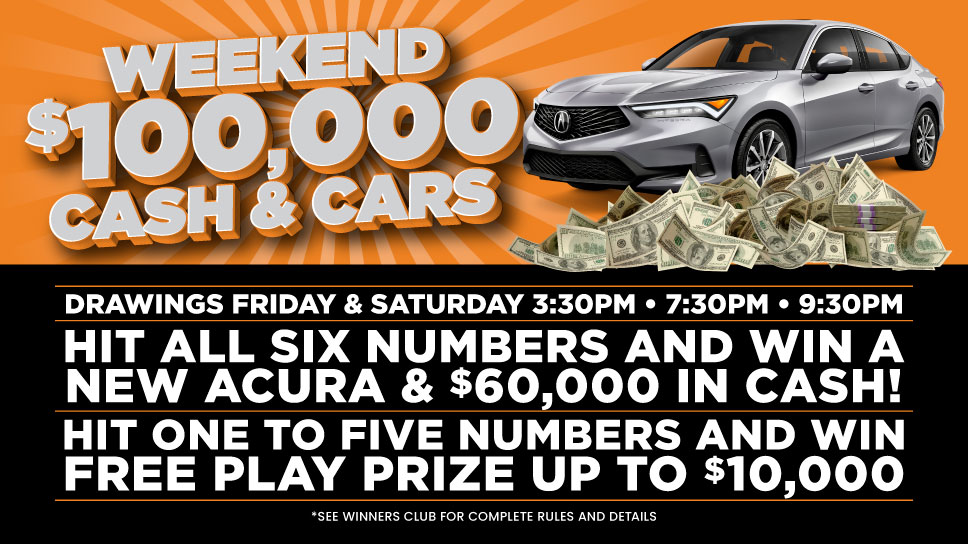 $100,000 Cash & Cars Promo