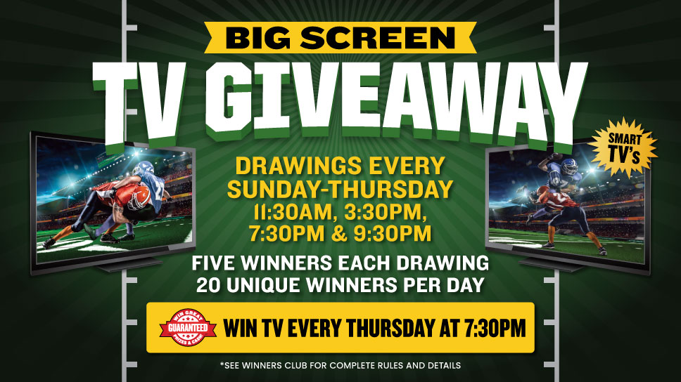 Big Screen TV Giveaway Promotion