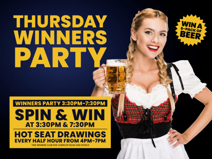 Thursday Winners Party