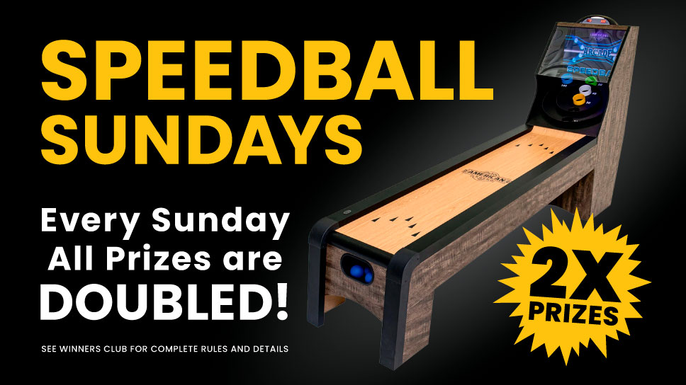 Speedball Sundays 2X Promotion