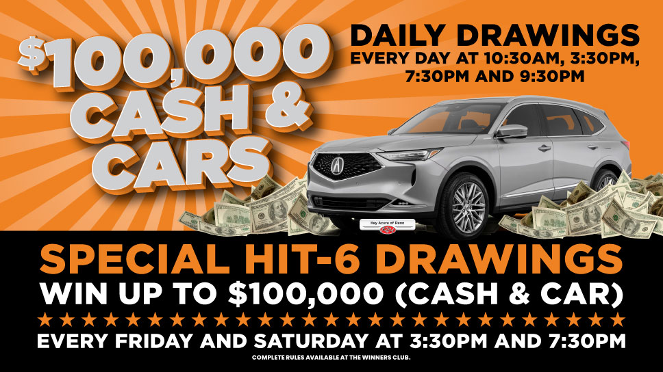 $100K Cash & Cars