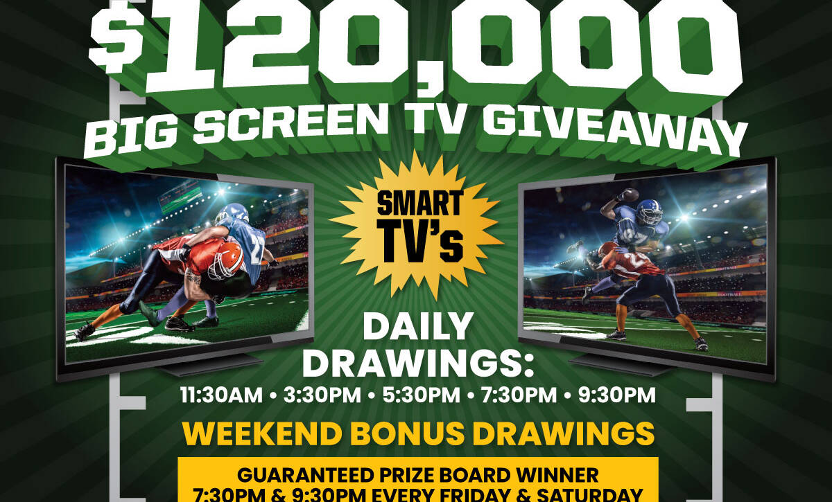 $120,000 TV Giveaway