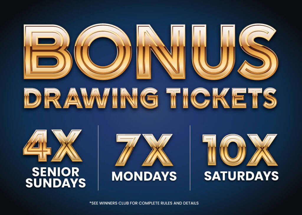 Bonus Drawing Tickets