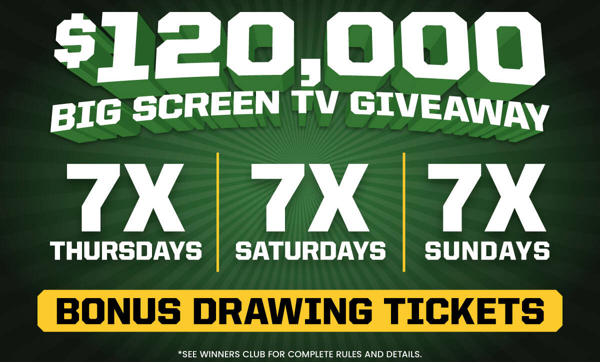 7X Bonus Drawing Tickets