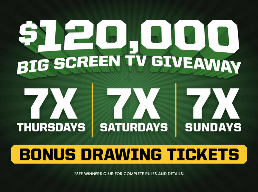 7X Bonus Drawing Tickets