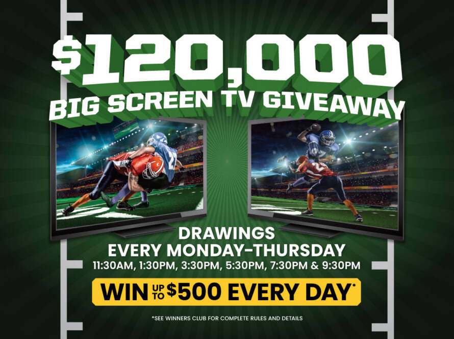 $120,000 Big Screen TV Giveaway